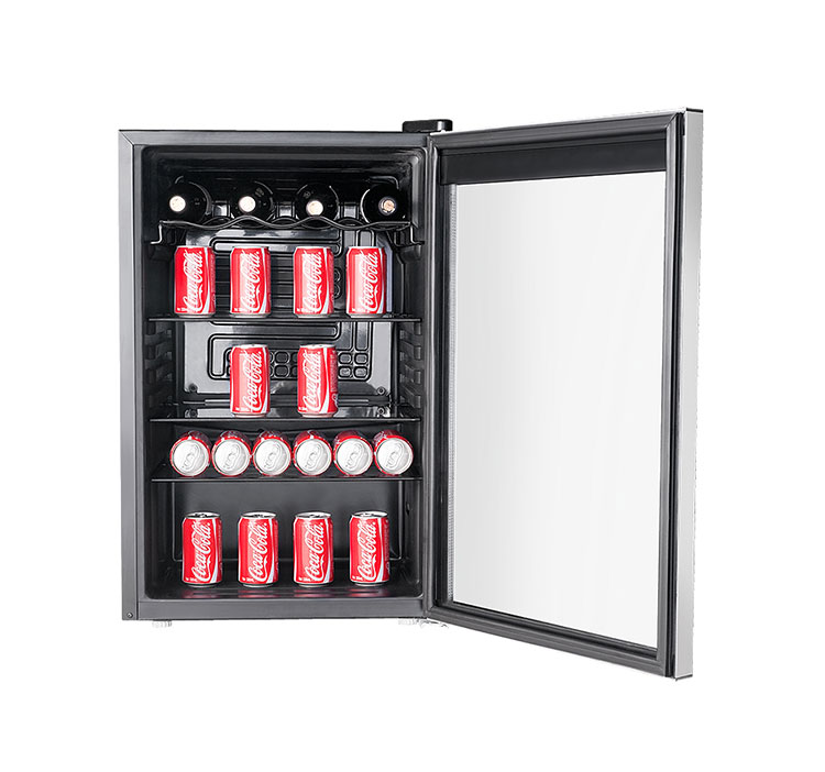 beverage wine display cooler