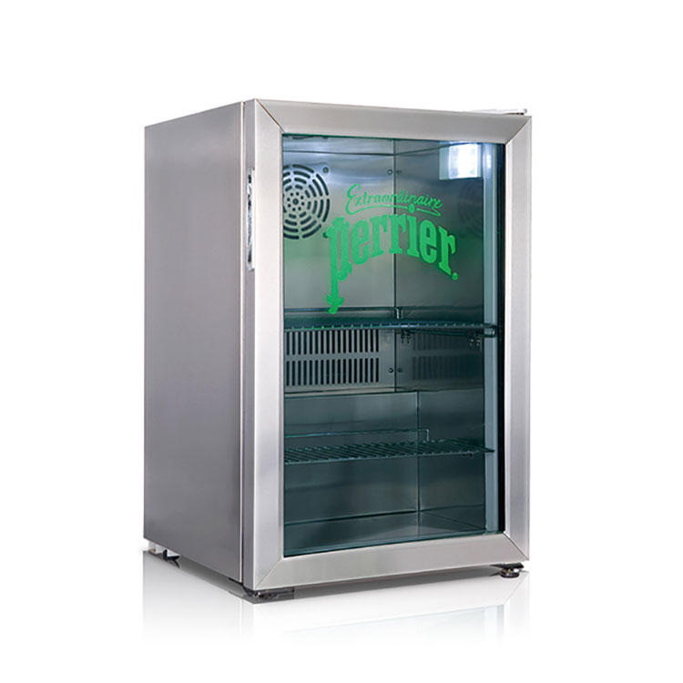 stainless steel countertop display cooler